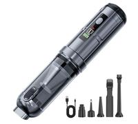 MINGLEA Colector de vehículo compacto portátil 4 en 1, 16000 Pa, alta succión, tipo C, carga, diseño ligero, aspiradora automática