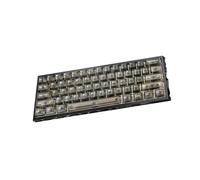 MINGLEA Teclado mecánico profesional H60 con diseño de aluminio hueco, interruptores magnéticos personalizables, iluminación de color con cable para PC