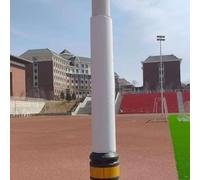 Minglez Almohadilla para Poste de Baloncesto Acolchado Redondo para Postes de Baloncesto al Aire Libre. Acolchado Envolvente Blanco para Postes de Sótano de 28 31 cm(White,8.5in/21.5cm)