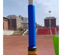 Minglez Almohadilla para Poste de Baloncesto Acolchado Redondo para Postes de Baloncesto al Aire Libre. Acolchado Envolvente Blanco para Postes de Sótano de 28 31 cm(Blue,8.5in/21.5cm)