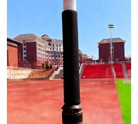 Minglez Almohadilla para Poste de Baloncesto Acolchado Redondo para Postes de Baloncesto al Aire Libre. Acolchado Envolvente Blanco para Postes de Sótano de 28 31 cm(Black,6.5in/16.5cm)