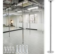 Minglez Barra Pole Dance Barra de Baile Stripper para Interiores, Ideal para Hacer Ejercicio. Barra de Baile Giratoria Ideal para Apartamentos, Estudios(2.2m - 2.7m (7.2ft- 8.9ft))