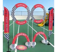 Minglez Pista de ObstáCulos para Drones Kit de Dron FPV para Carreras de Drones Superrápido y Completo. Juego de Carreras de Obstáculos 3D con Drones para Interiores, Exteriores(Style A)