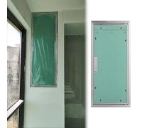 Minglez Trampilla Pladur Panel de Acceso de Pladur de 60x60 50x60 90x100cm. Puerta de Acceso de Fontanería con Tirador, Pintable. Placa de Trampilla de Pladur(65x100cm/26x39in)
