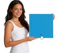 Minglez Trampilla Pladur Panel de Acceso Invisible para Pladur/Azulejos, Puerta de Acceso a Presión de 350x350 350x450 350x550 350x600 mm, Tapa de Orificios de Ventilación(Blue,250x600mm/10x24in)