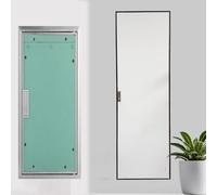 Minglez Trampilla Pladur Puerta con Panel de Acceso Pintable de 60x90 60x50 70x90cm, para Instalación en Panel de Yeso, Tapas de Inspección de Plomería para Cables Ocultos(26x24in/65x60cm)