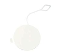 MINGRUILIHAI para VW Touareg 2011-2014 7P6807185 7P6807186 Cubierta de Gancho de Remolque Parachoques Delantero Coche ABS Tapa de Ojo de Remolque Protección Exterior,A/White-Driver