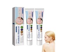 MINGRUO 2pcs Psoriasis Cream, Crema para Eczema y Psoriasis, Crema Antifúngica, Tratamiento Eficaz Contra la Tiña el eccema Aliviar el Picor Enrojecimiento de las Irritaciones