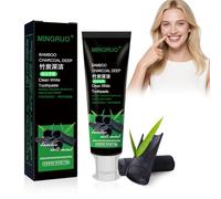 MINGRUO Pasta Dentífrica de Carbón de Bambú Bamboo Charcoal Deep Toothpaste Dentífrico de Limpieza Profunda Pasta de Dientes Blanqueadora Elimina Las Manchas De Los Dientes