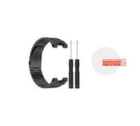 MINGSHAN Correas de acero inoxidable compatible con Amazfit T Rex & T Rex Pro GRATIS GET 1 ordenador personal Pulseras de reemplazo de vidrio accesorios inteligentes pulsera(Color:A,Size:T-Rex pro)
