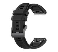 MINGSHAN Correas de banda de silicona QuickFit compatible con Garmin Fenix 7x 6x 5x 7s 6s 5s 7 6 5 3hr Forerunner935 945 Smartwatch Bracelet Sport pulsera (Color : Black, Size : Fenix 7S 6S 5S)
