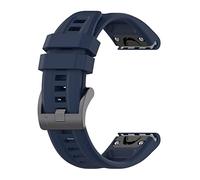 MINGSHAN Correas de banda de silicona QuickFit compatible con Garmin Fenix 7x 6x 5x 7s 6s 5s 7 6 5 3hr Forerunner935 945 Smartwatch Bracelet Sport pulsera (Color : Dark Blue, Size : Fenix 7X 6X 5X)