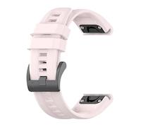 MINGSHAN Correas de banda de silicona QuickFit compatible con Garmin Fenix 7x 6x 5x 7s 6s 5s 7 6 5 3hr Forerunner935 945 Smartwatch Bracelet Sport pulsera (Color : Pink, Size : QuickFit 26mm)