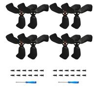 MINGVEN Neo 2 Accesorios: 8 hélices de repuesto para DJI Neo 2, duraderas y ligeras con destornillador y tornillos, fácil instalación para un vuelo estable (4 negras + 4 negras)