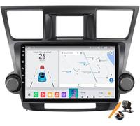 MingXing Y200s~2/64gb,Estéreo para Coche Android 15.0 Double DIN para T-oyota Highlander 2007-2013, Tableta para Coche de 10 Pulgadas con GPS, FM, BT, Compatible con Android Auto y Apple CarPlay