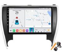 MingXing Y300s,Estéreo para Auto Android 15.0, Pantalla de 9 Pulgadas 2 DIN con navegación para T-oyota Camry 2014-2017 y Honda Spirior 2007-2012, CarPlay, GPS, FM/BT, Reproductor Multimedia DVD