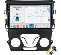 MingXing Y300s,Estéreo para automóvil Android 15.0 2 DIN, Pantalla táctil de 9 Pulgadas, reemplazo para Mondeo Fusion 2013-2019 | Receptor FM BT con Android Auto y CarPlay