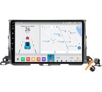 MingXing Y300s,Estéreo para automóvil Android 15.0 2 DIN para H-ighlander Kluger 2015-2018, GPS de 9 Pulgadas con Radio, CarPlay/Android Auto, Reproductor Multimedia FM/BT/DVD