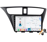 MingXing Y300s,Estéreo para Coche Android 15.0 2 DIN para C-ivic 2012-2017, GPS/Nav de 9'' con CarPlay/Android Auto, Reproductor Multimedia FM/BT/DVD