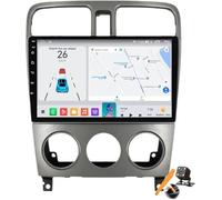 MingXing Y300s,Estéreo para Coche Android 15.0 2 DIN para F-orester 2004-2008, GPS de 9 Pulgadas con Android Auto, CarPlay, Bluetooth, Receptor FM