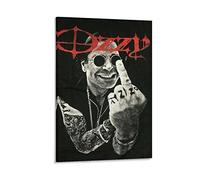 MINGYANMAO Pintura De La Lona 60 * 80cm Cantante rock britannico Ozzy Osbourne Poster Decorazione Soggiorno Camera da letto Pittura Senza Cornice