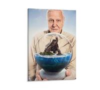 MINGYANMAO Tela De Lienzo 50 * 70cm David Attenborough Art Paintings Dorm Print Picture Paintings for Living Room Bedroom Decor Senza Cornice