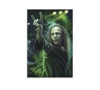 MINGYANMAO Tela De Lienzo 50 * 70cm Ronnie James Dio Poster e Wall Art Arredamento moderno della camera da letto familiare Senza Cornice