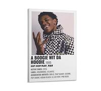 MINGYANMAO Tela De Lienzo 50 * 70cm Singer Boogie Wit Da Hoodie Poster e stampe d'arte murali Arredamento moderno per la casa per la camera da letto della famiglia Senza Cornice