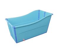 MINGYIHUI Bañera De Agua Móvil, Bañera Plegable Independiente, Bañera Plegable, Sauna para Adultos, Cubo Rectangular, Duradero Y Fácil De Almacenar(Color:Azul)