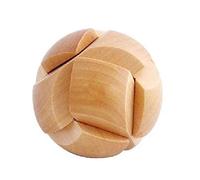 MINGZE Puzzle Madera 3D para niños, Juegos de Ingenio IQ Juguete Educativos, Juego Logica de para Adolescentes y Adultos, Juguete para el hogar Oficina decoración ecológica Regalo (Football)