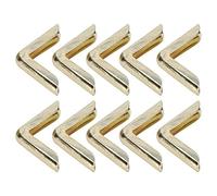 mingzhe 100 Protectores de Esquinas de Libros Vintage Dorados Aleación Aluminio con Diseño Retro para álbum Fotos, Cuaderno, álbum Recortes