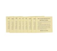 mingzhe 100pcs Auto Adhesivo PVC Patch Transparente Patch de Reparación Resistente Al Agua para el Colchón de Aire Anillo de Natación Juguete Inflable