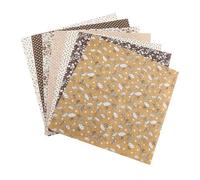 mingzhe 7 Uds. De Cuadrados De Tela Algodón 50x50cm para Acolchar, Coser, Bricolaje, Decoración del Hogar, Paquete Tela Precortada en 3 Colores