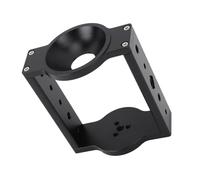 Mingzhe Adaptador de Cuenco Plano de Aluminio para Trípode Cámara Vídeo DSLR Rail Slider Compatible con Trípodes Bola 75 Mm Carga Máxima 10 Kg Elevador Cuenco con C