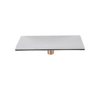 mingzhe Aliviadero de Cascada de Acero Inoxidable Caño Baño G1/2 Rosca Macho Fuente Cascada Rectangular para Estanque Piscina Características Agua Al Aire Libre Durabl