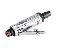 mingzhe Amoladora Angular Neumática de Aire de Corte 1/4, Mini Pinza Ligera 23000rpm 3mm con Seguridad para Pulido Pulido Metales (Plata)