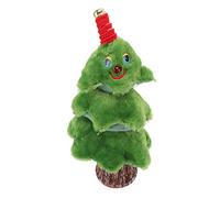 mingzhe Árbol de Navidad Que Canta y Baila con 8 Canciones Navideñas, Luz y Columpio, árbol de Navidad Felpa Eléctrico para Diversión Navideña Alivio del Estrés (con tocón danzante)