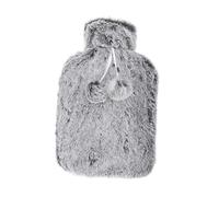 MINGZHE Bolsa de Agua para Calentar Manos de 2000 Ml, Paquete de Agua Caliente de Invierno de Goma de Alta Densidad, Bolsa de Agua Caliente Premium Clásica para el Hogar,(En blanco y negro)