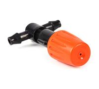 mingzhe Boquilla de Aspersor Atomizador de Nebulización Plantas Plástico Ajustable con Conector Manguera Identificación 4 Mm para Riego por Goteo Césped Jardín Inve