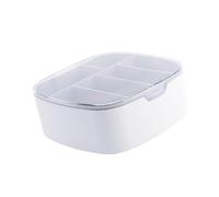 mingzhe Caja de Gestión de Cables Plástico con Tapa Transparente, Soporte