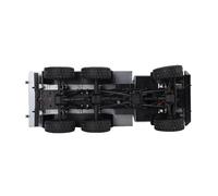 mingzhe Camión RC a Escala 1/18 con 6WD, Luces y 40 Minutos de Tiempo de Funcionamiento para Aventuras Todoterreno, Control Rápido y Estable (Gris)