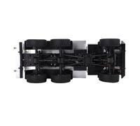 mingzhe Camión RC a Escala 1/18 con 6WD, Luces y 40 Minutos de Tiempo de Funcionamiento para Aventuras Todoterreno, Control Rápido y Estable (Plata)