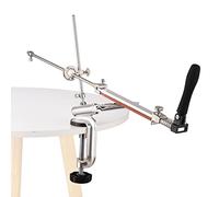 Mingzhe de Afilador de Cuchillos Pro, Afilador Cuchillos Manual Aleación con 4 Piedras Afilar, Rotación 360 grados, Perfecto para Uso en la Cocina