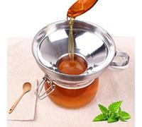 mingzhe Embudo de Boca Ancha de Acero Inoxidable con Seguro para Tarros Conservas Cocina Apertura Vástago Grande para Transferencia Ingredientes Líquidos y Secos (como se Muestra)