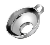 mingzhe Embudo de Boca Ancha de Acero Inoxidable con Seguro para Tarros Conservas Cocina Apertura Vástago Grande para Transferencia Ingredientes Líquidos y Secos (282)