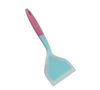 mingzhe Espátula de Silicona Antiadherente Calor a 230 °C con Antideslizante Agarre Cómodo para Tortitas de Filete Tamagoyaki (Azul Cielo + Rosa)