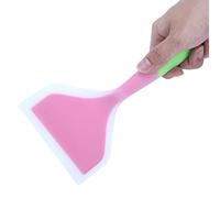 mingzhe Espátula de Silicona Antiadherente Calor a 230 °C con Antideslizante Agarre Cómodo para Tortitas de Filete Tamagoyaki (Rosa + Verde)