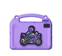 Mingzhe Funda Protectora de Goma de Espuma EVA para Tab S6 S5E A7, a Prueba Golpes, para Niños, Soporte Incorporado, Funda Ligera y Duradera Tableta Ver Películas, (Púrpura)