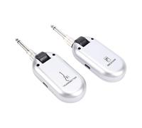 mingzhe Inalámbrico de Guitarra UHF, Receptor Transmisor de Sonido Baja Latencia, 50m, Instrumento Viento para Guitarra Eléctrica, Portátil, Recargable