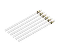 mingzhe Kit de 6 Mechas para Antorcha de Botella Vino Latón, Mechas para Antorcha Fibra Vidrio Larga Duración con Soportes Latón, Arandelas Decoración Jardín y